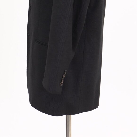 Hugo Boss 40R Gray Striped 3-Button Sport Coat Blazer Jacket V753 - Picture 6 of 11